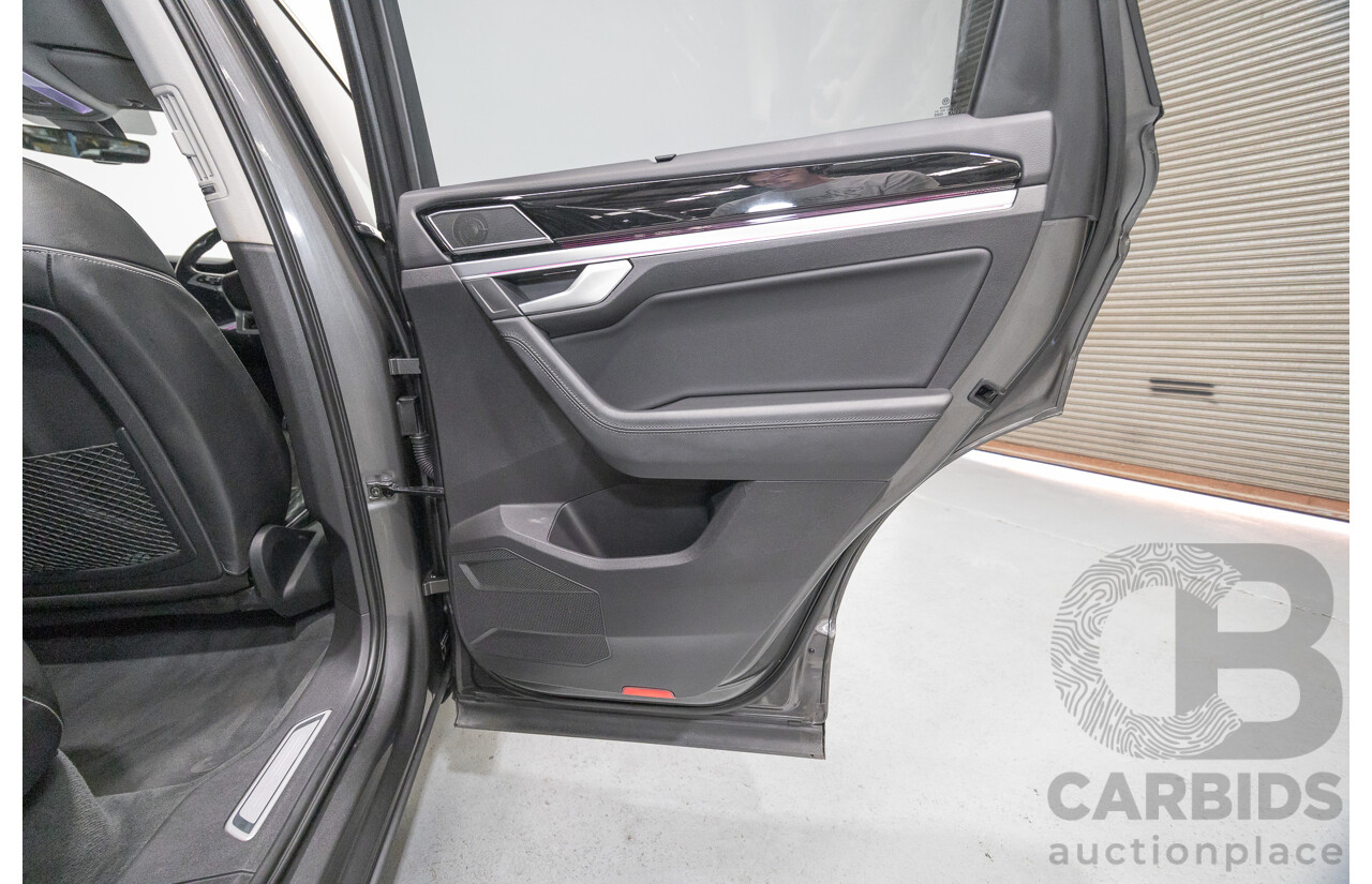 12/2019 Volkswagen Touareg 190TDI Premium (AWD) MY20 4d Wagon Silicon Gray Metallic Turbo Diesel V6 3.0L