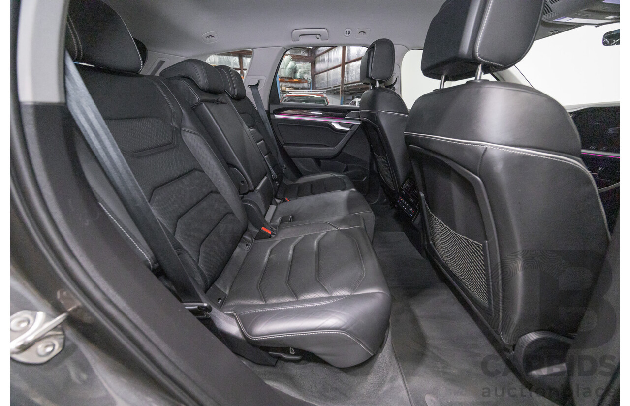12/2019 Volkswagen Touareg 190TDI Premium (AWD) MY20 4d Wagon Silicon Gray Metallic Turbo Diesel V6 3.0L