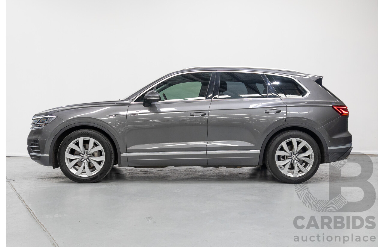 12/2019 Volkswagen Touareg 190TDI Premium (AWD) MY20 4d Wagon Silicon Gray Metallic Turbo Diesel V6 3.0L