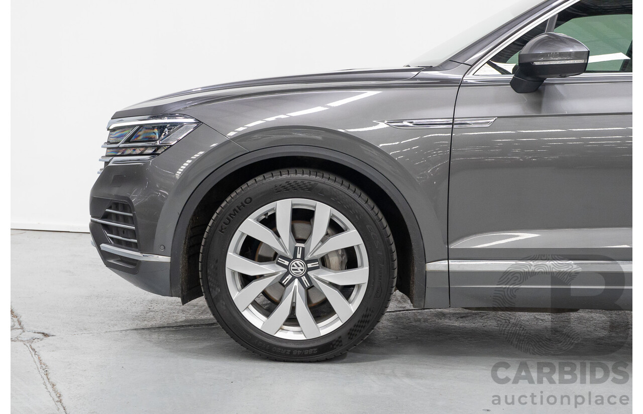 12/2019 Volkswagen Touareg 190TDI Premium (AWD) MY20 4d Wagon Silicon Gray Metallic Turbo Diesel V6 3.0L