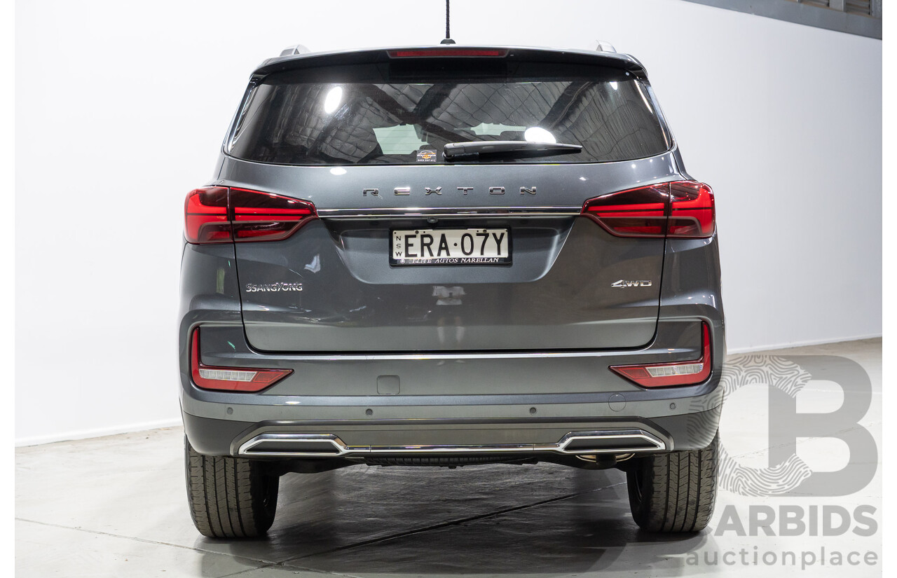 12/2021 Ssangyong Rexton Ultimate (4x4) Y450 MY22 4d Wagon Marble Grey Turbo Diesel 2.2L - 7 Seater