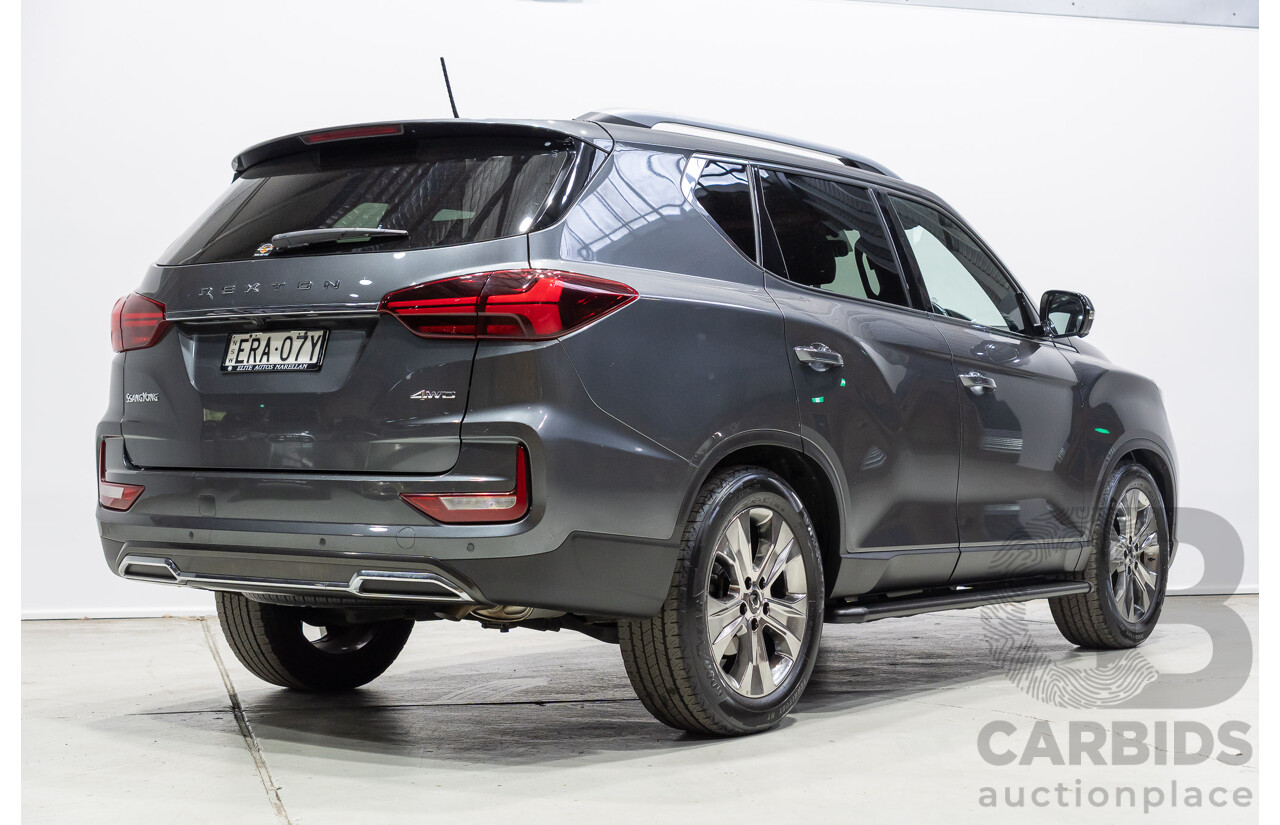 12/2021 Ssangyong Rexton Ultimate (4x4) Y450 MY22 4d Wagon Marble Grey Turbo Diesel 2.2L - 7 Seater