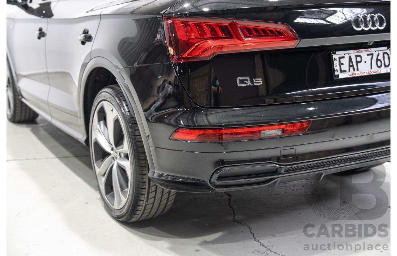 8/2019 Audi Q5 45 TFSI Quattro Sport Black Edition (AWD) FY MY19 4d Wagon Mythos Black Metallic Turbo 2.0L