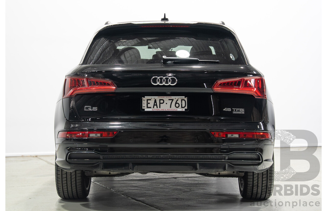 8/2019 Audi Q5 45 TFSI Quattro Sport Black Edition (AWD) FY MY19 4d Wagon Mythos Black Metallic Turbo 2.0L