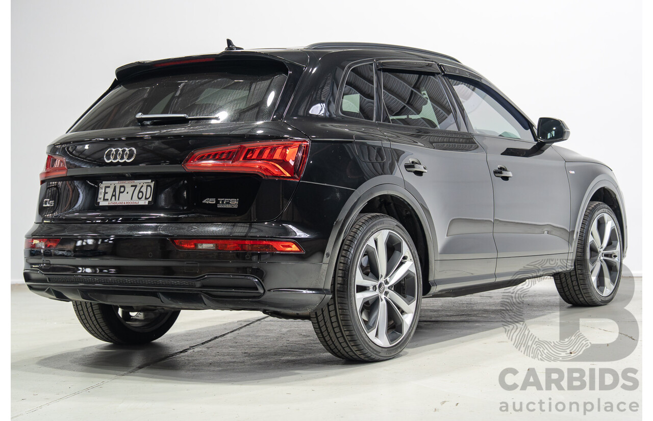 8/2019 Audi Q5 45 TFSI Quattro Sport Black Edition (AWD) FY MY19 4d Wagon Mythos Black Metallic Turbo 2.0L