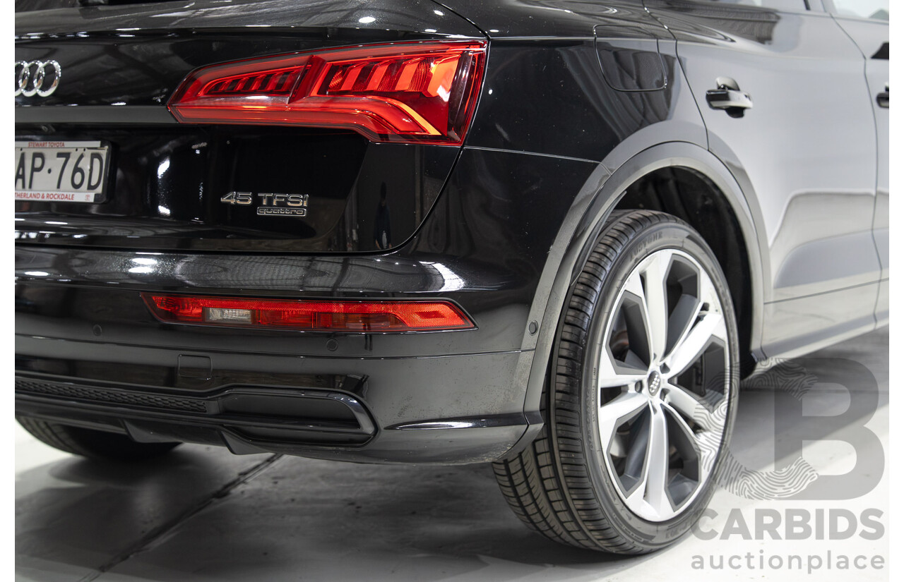8/2019 Audi Q5 45 TFSI Quattro Sport Black Edition (AWD) FY MY19 4d Wagon Mythos Black Metallic Turbo 2.0L