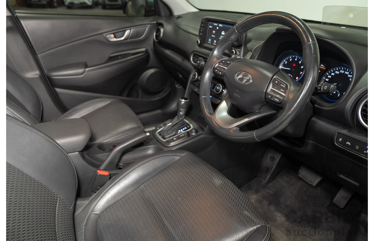 02/2018 Hyundai Kona Highlander (AWD) OS 4d Wagon Ceramic Blue 1.6L