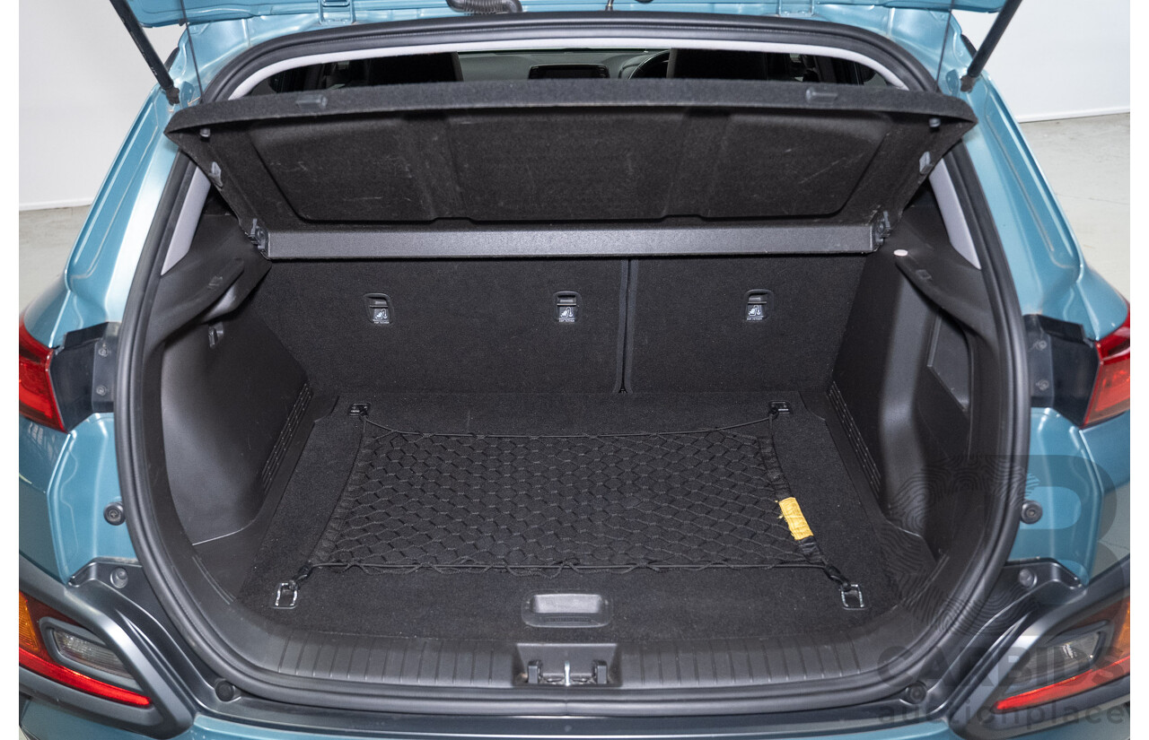 02/2018 Hyundai Kona Highlander (AWD) OS 4d Wagon Ceramic Blue 1.6L