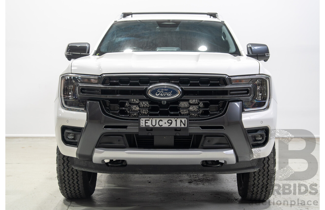 07/2022 Ford Ranger Wildtrak (4x4) PY Next Gen MY22 4d Dual Cab Arctic White Twin Turbo Diesel 2.0L