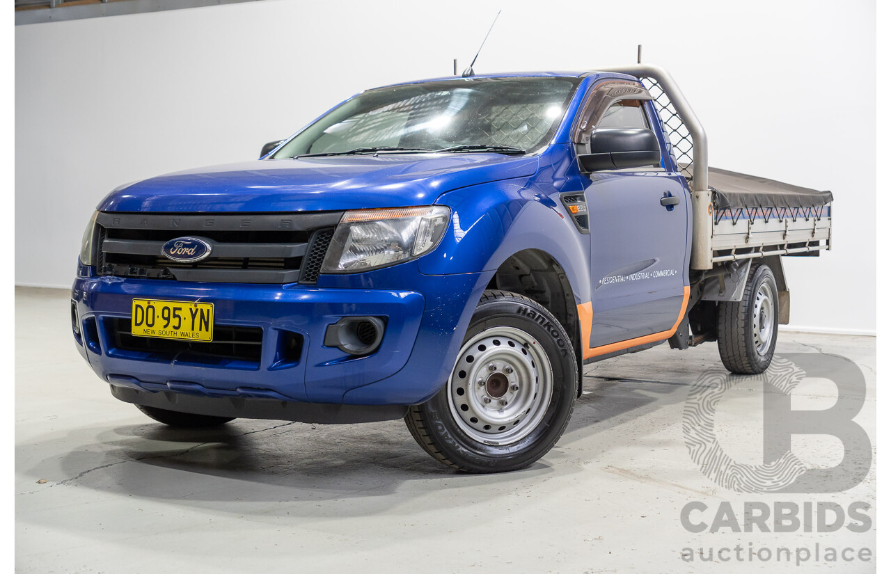 06/2013 Ford Ranger XL 2.2 PX C/Chas Blue 2.2L