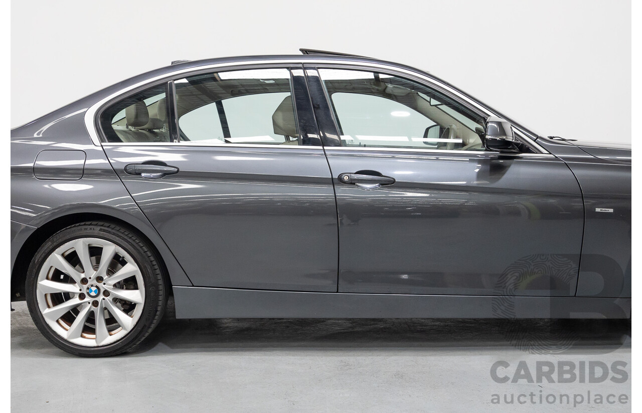 11/2012 BMW 328i Modern Line F30 4d Sedan Mineral Grey Metallic Turbo 2.0L