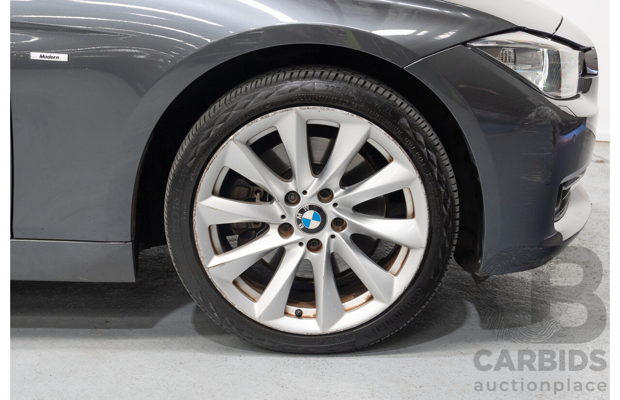 11/2012 BMW 328i Modern Line F30 4d Sedan Mineral Grey Metallic Turbo 2.0L