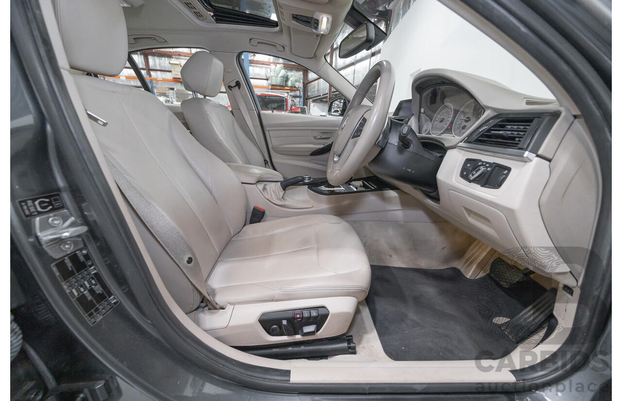 11/2012 BMW 328i Modern Line F30 4d Sedan Mineral Grey Metallic Turbo 2.0L