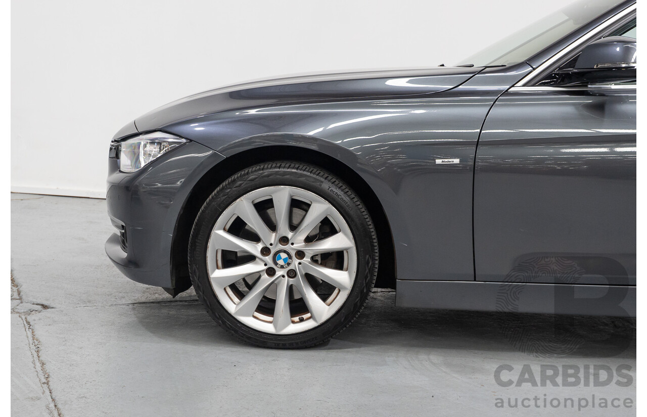 11/2012 BMW 328i Modern Line F30 4d Sedan Mineral Grey Metallic Turbo 2.0L