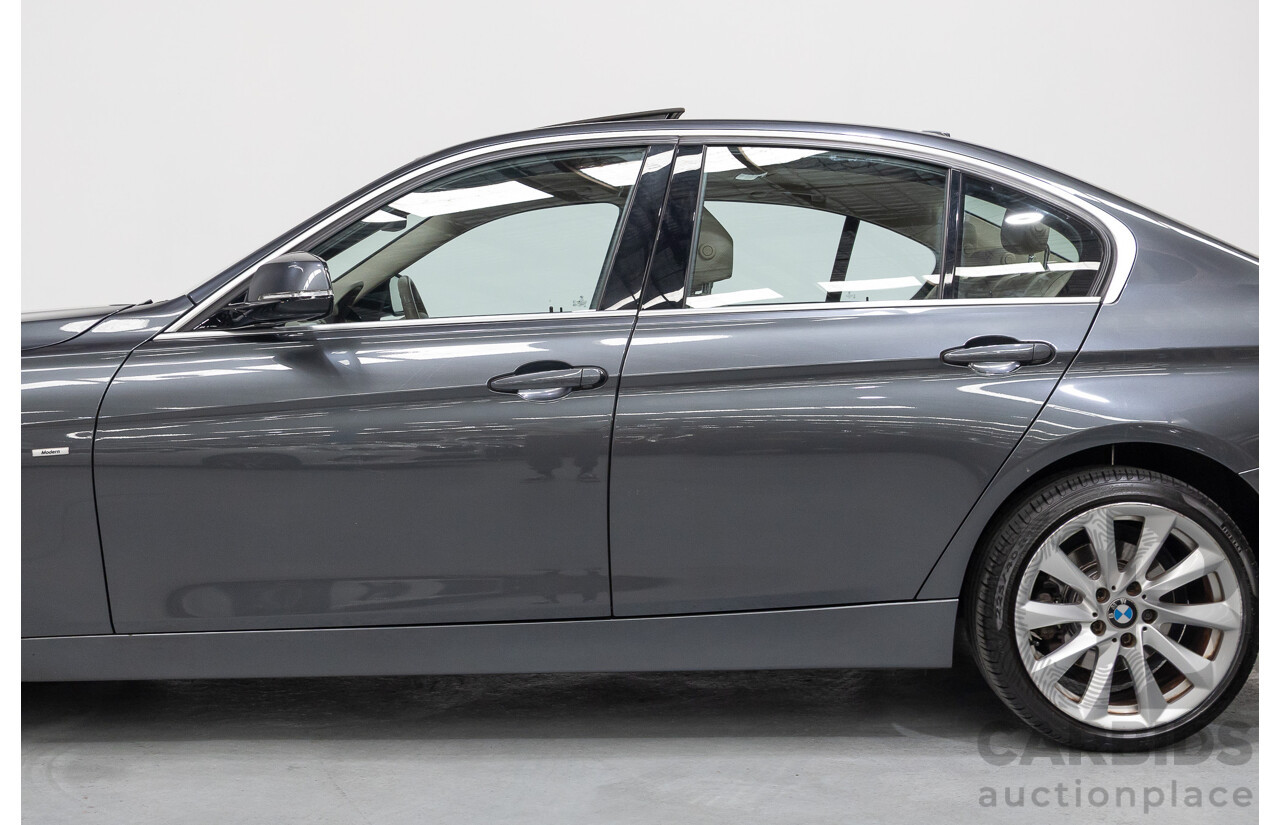 11/2012 BMW 328i Modern Line F30 4d Sedan Mineral Grey Metallic Turbo 2.0L