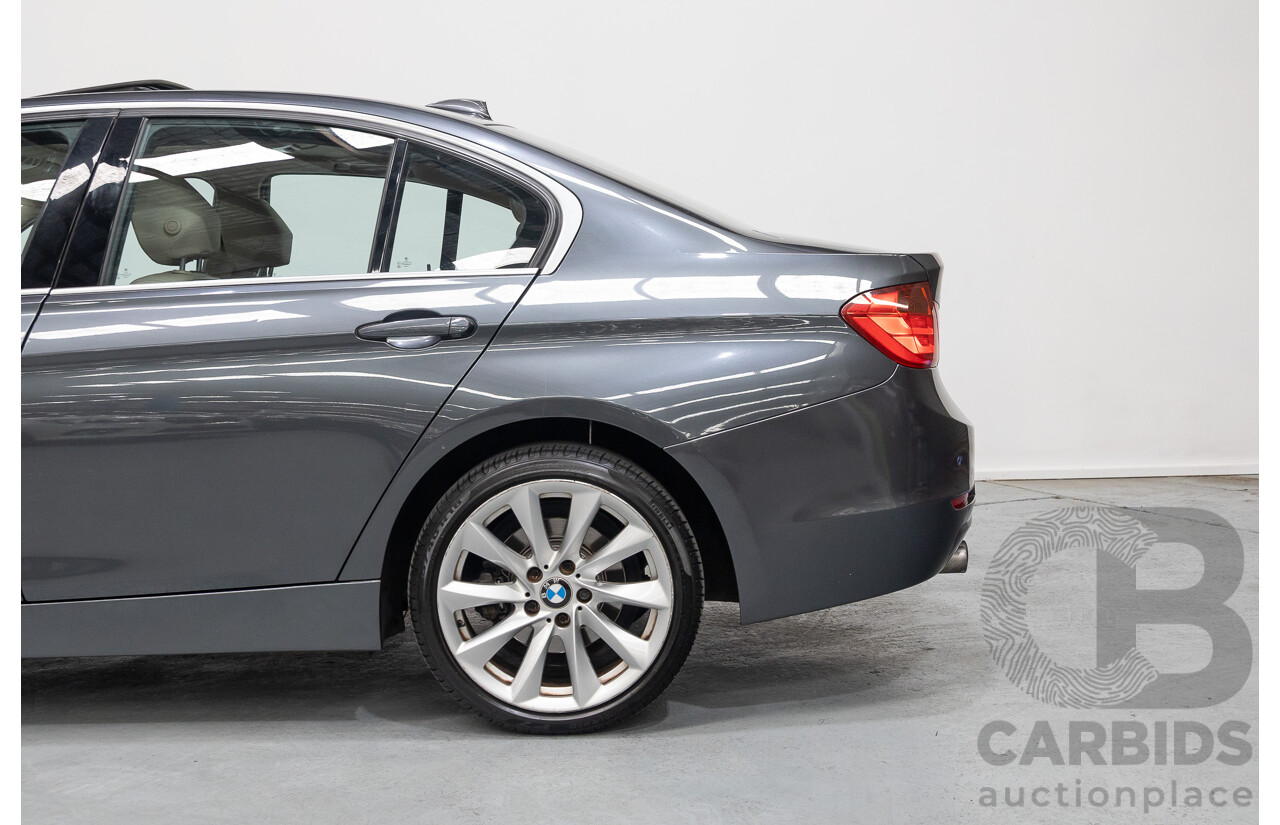 11/2012 BMW 328i Modern Line F30 4d Sedan Mineral Grey Metallic Turbo 2.0L