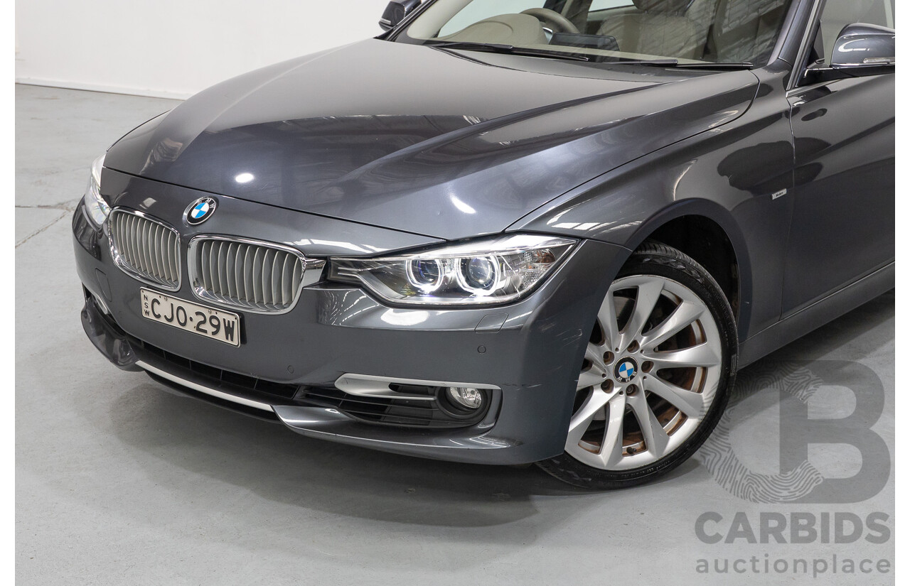 11/2012 BMW 328i Modern Line F30 4d Sedan Mineral Grey Metallic Turbo 2.0L