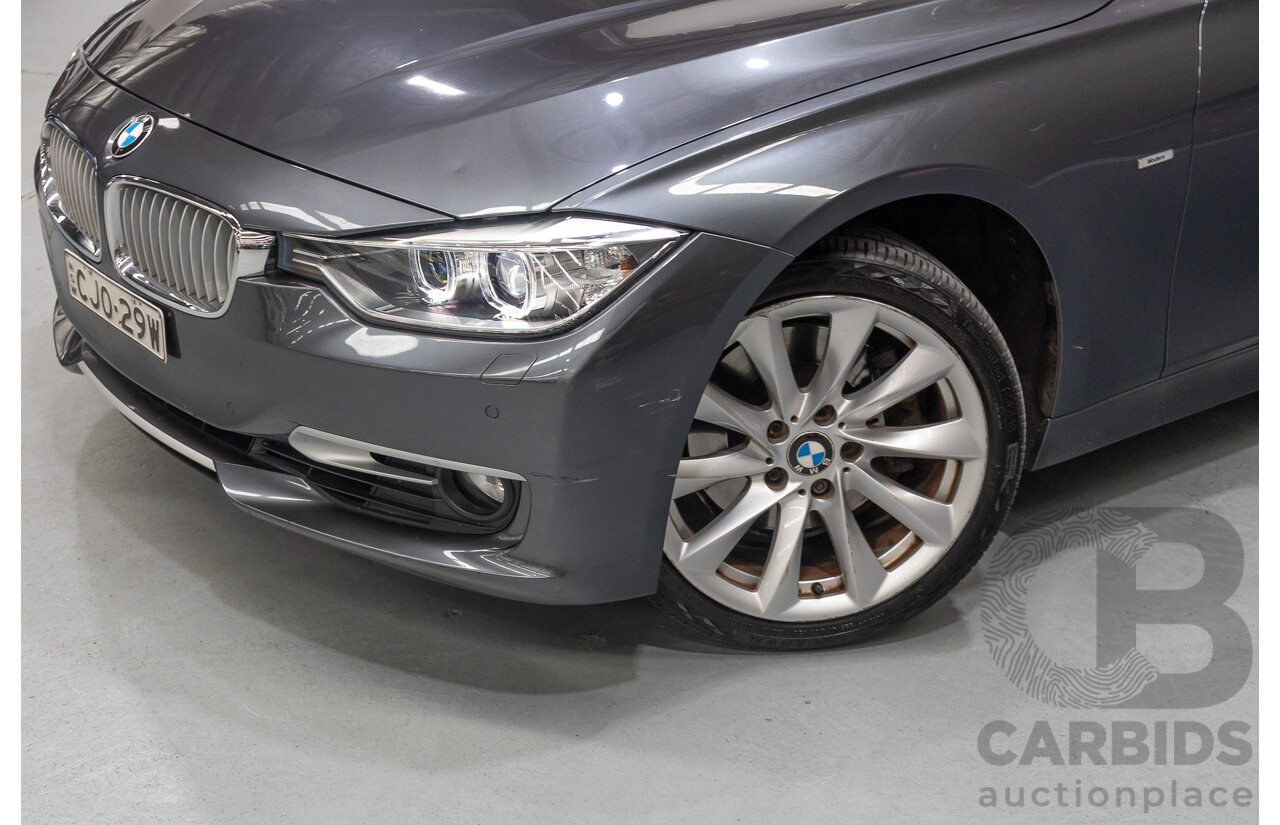 11/2012 BMW 328i Modern Line F30 4d Sedan Mineral Grey Metallic Turbo 2.0L