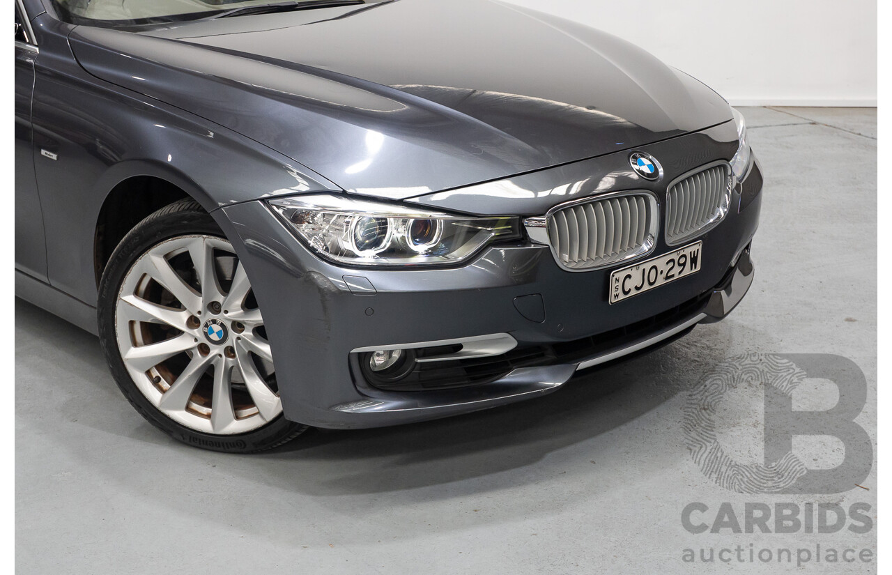 11/2012 BMW 328i Modern Line F30 4d Sedan Mineral Grey Metallic Turbo 2.0L