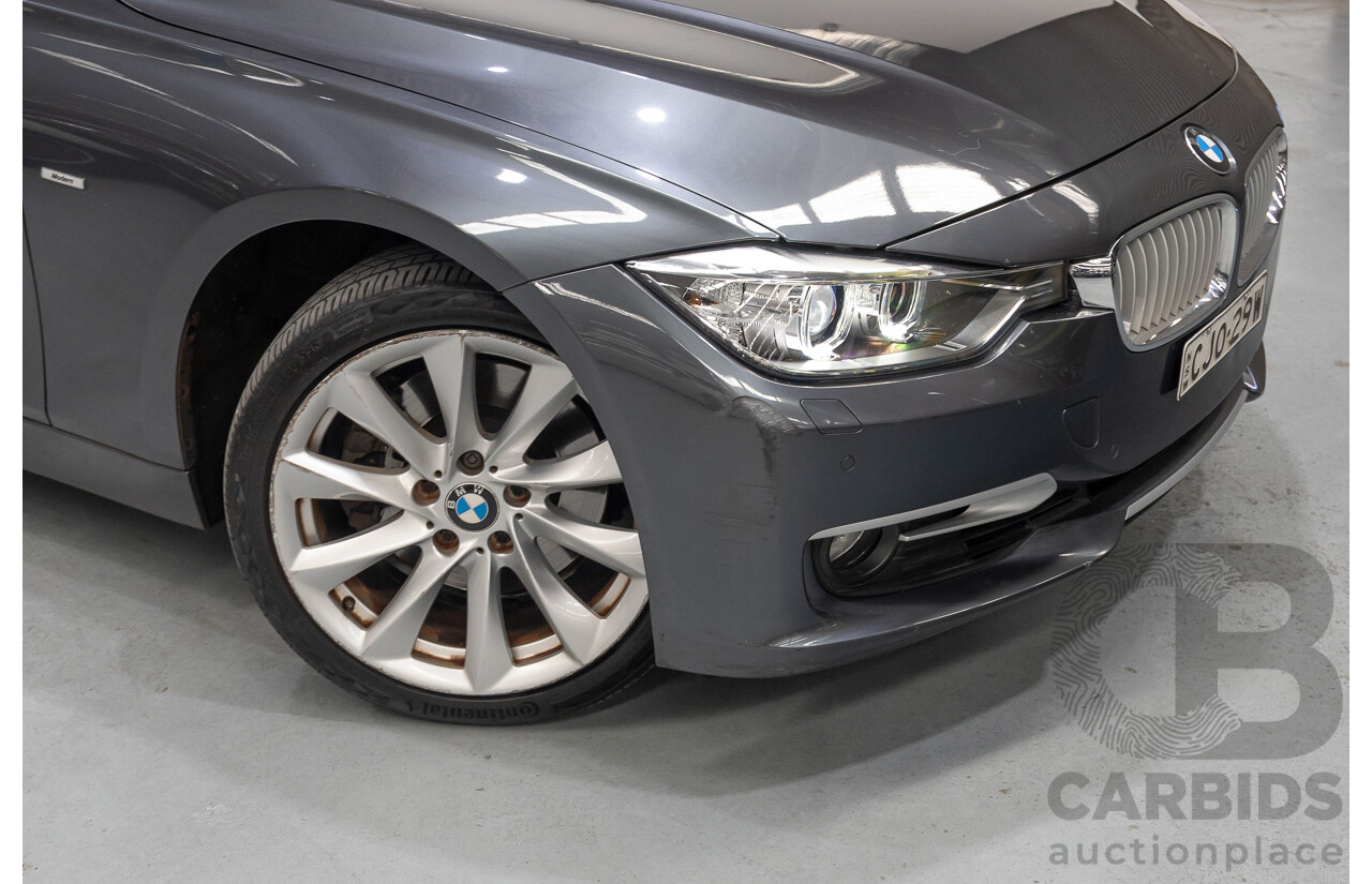 11/2012 BMW 328i Modern Line F30 4d Sedan Mineral Grey Metallic Turbo 2.0L