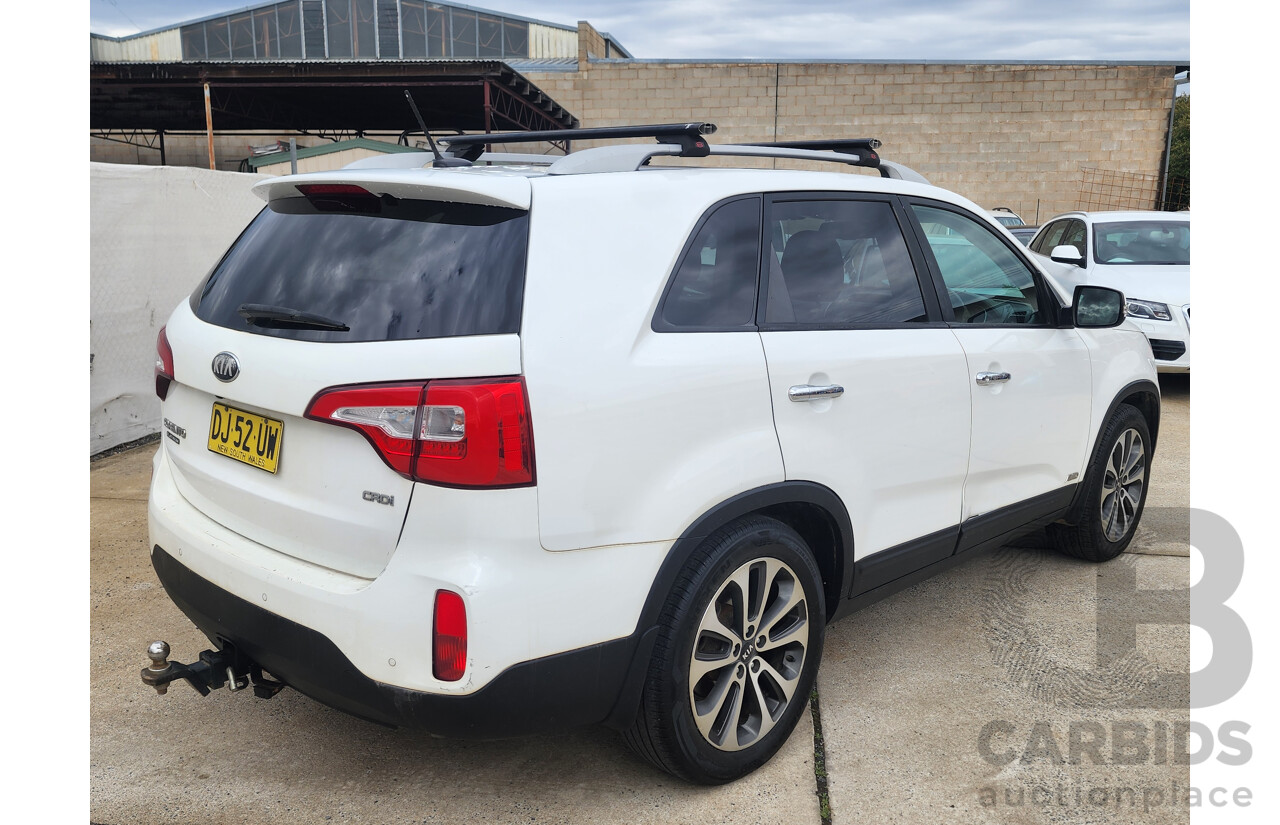 10/2012 Kia Sorento Platinum (4x4) XM MY12 4d Wagon White 2.2L