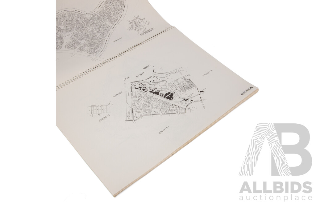 Bound Folio of Maps of Canberra by Suburbs; 1991 Edition