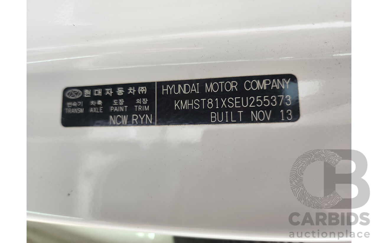 11/2013 Hyundai Santa Fe Active CRDi (4x4) DM 4d Wagon White 2.2L