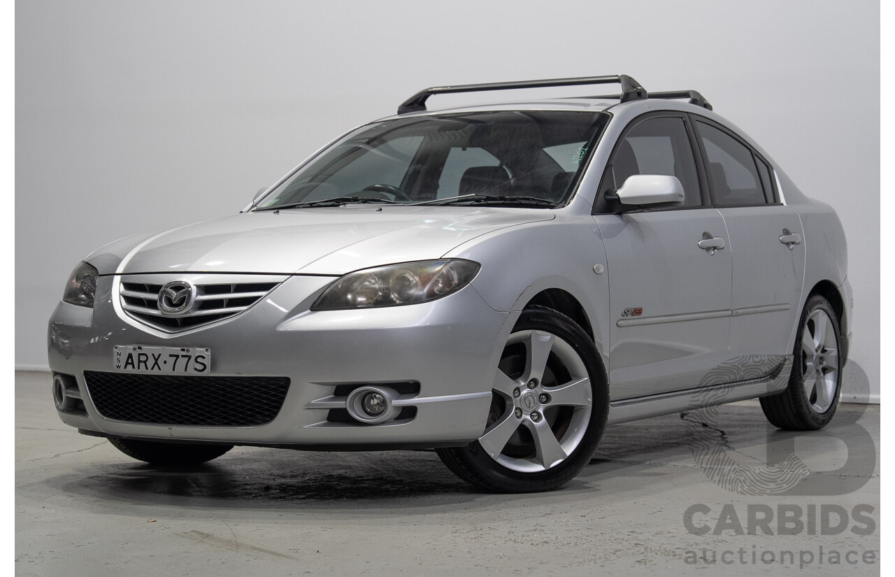 01/2004 Mazda 3 SP23 BK 4d Sedan Sunlight Silver Metallic 2.3L
