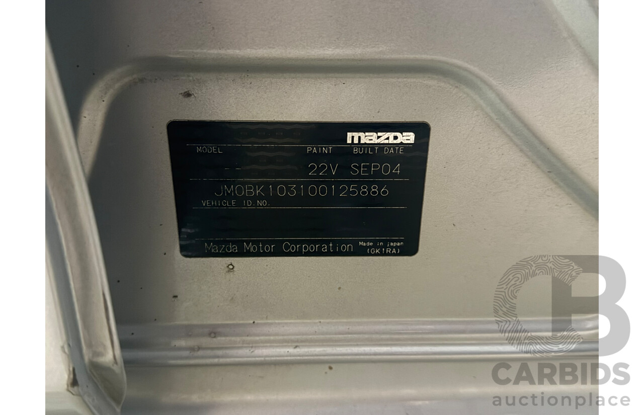 01/2004 Mazda 3 SP23 BK 4d Sedan Sunlight Silver Metallic 2.3L