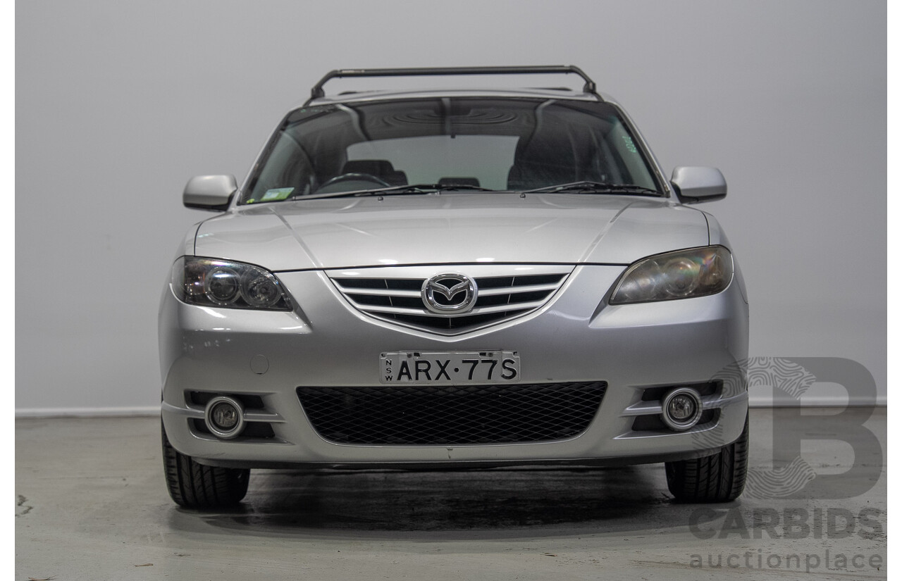 01/2004 Mazda 3 SP23 BK 4d Sedan Sunlight Silver Metallic 2.3L