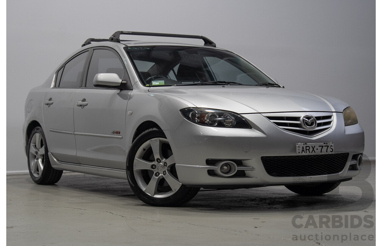 01/2004 Mazda 3 SP23 BK 4d Sedan Sunlight Silver Metallic 2.3L