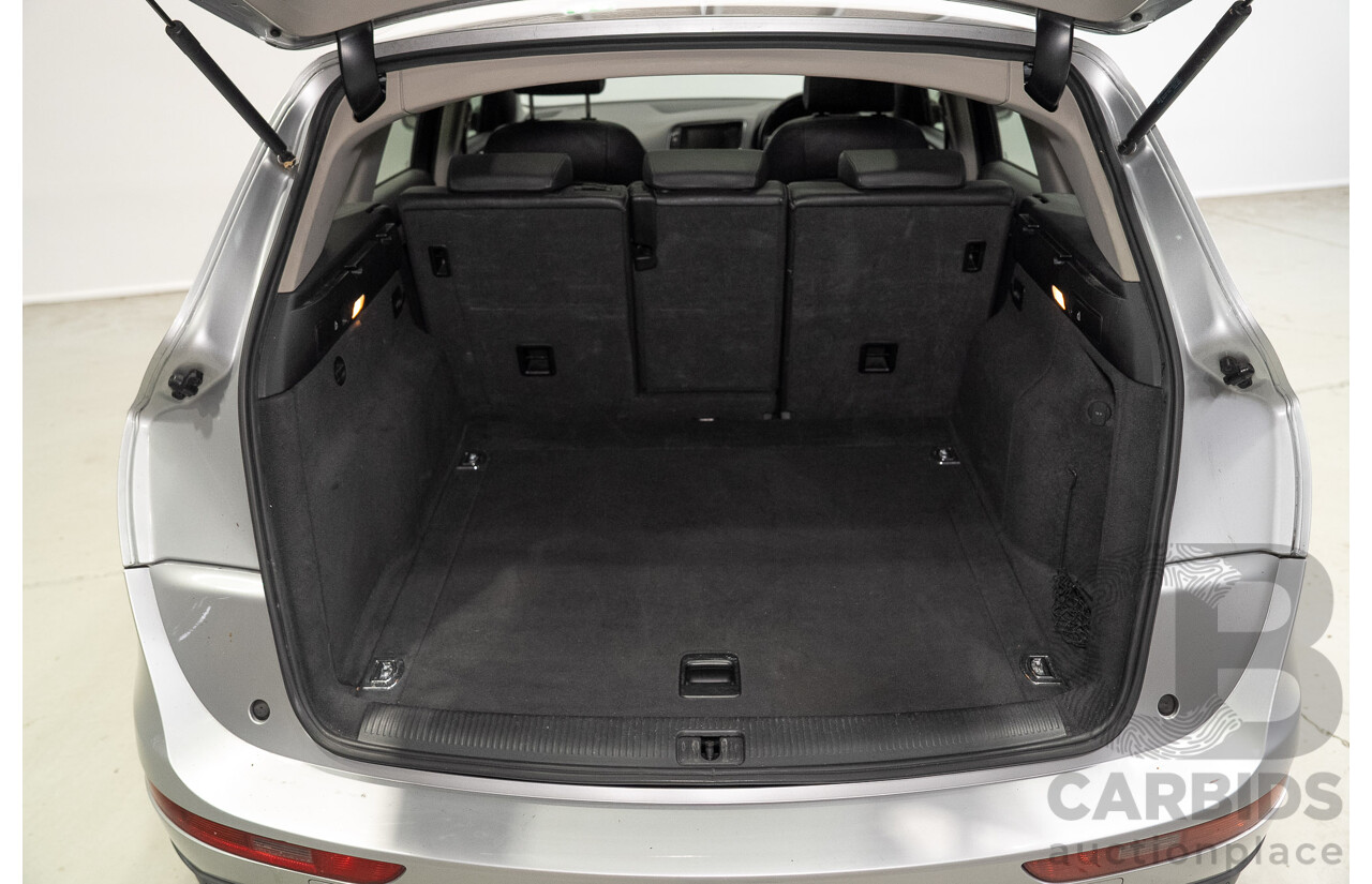 02/2009 Audi Q5 2.0 TDI Quattro (AWD) 8R 4d Wagon Ice Silver Metallic Turbo 2.0L
