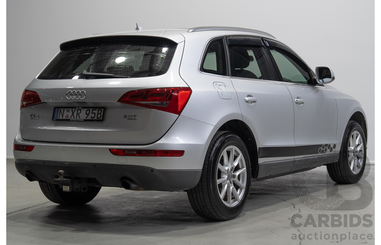 02/2009 Audi Q5 2.0 TDI Quattro (AWD) 8R 4d Wagon Ice Silver Metallic Turbo 2.0L