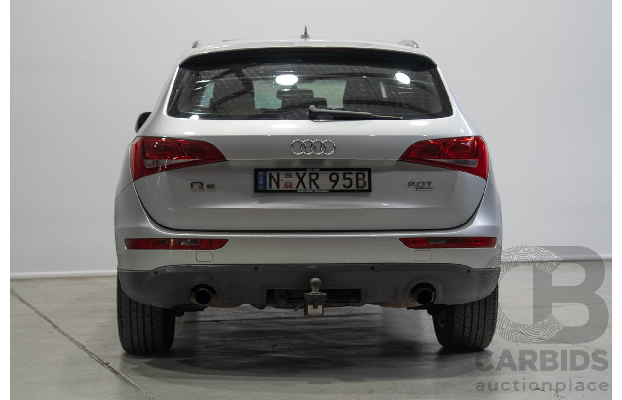02/2009 Audi Q5 2.0 TDI Quattro (AWD) 8R 4d Wagon Ice Silver Metallic Turbo 2.0L