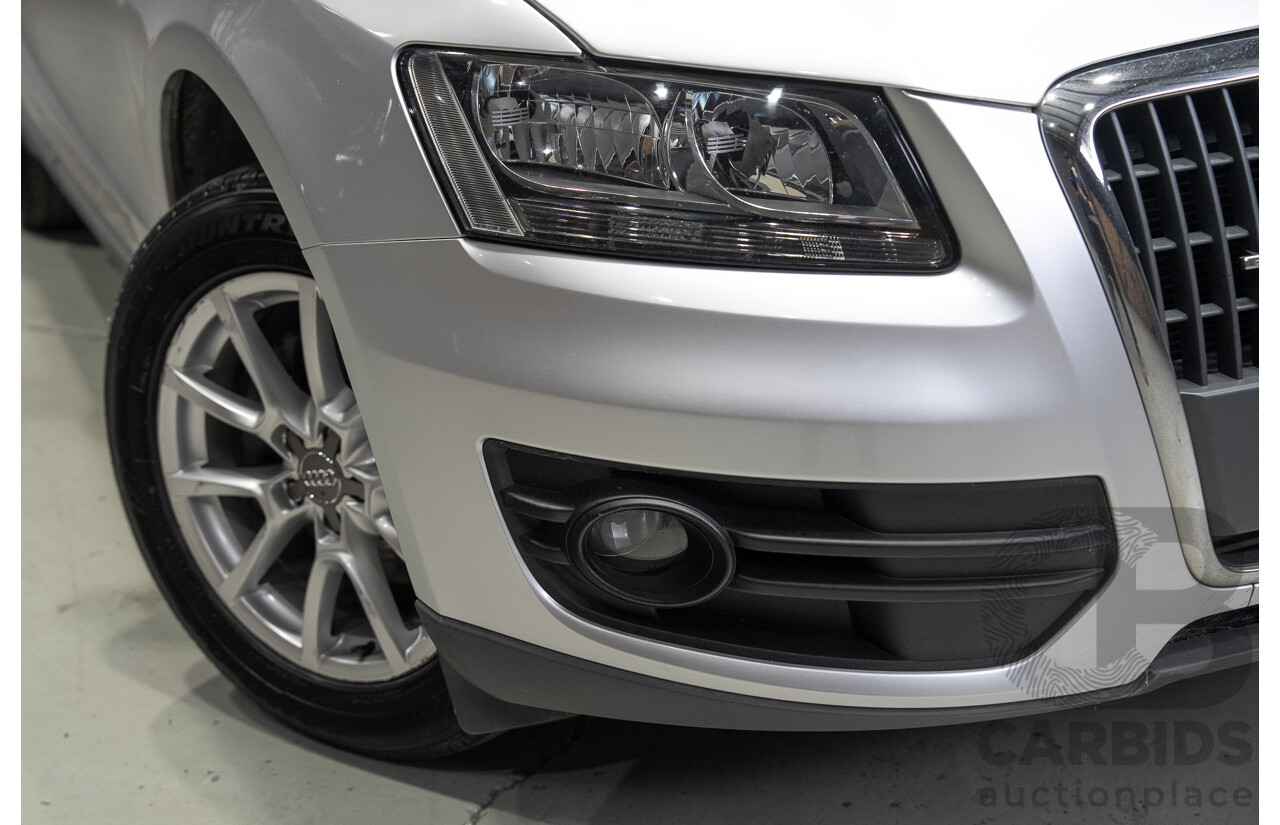 02/2009 Audi Q5 2.0 TDI Quattro (AWD) 8R 4d Wagon Ice Silver Metallic Turbo 2.0L