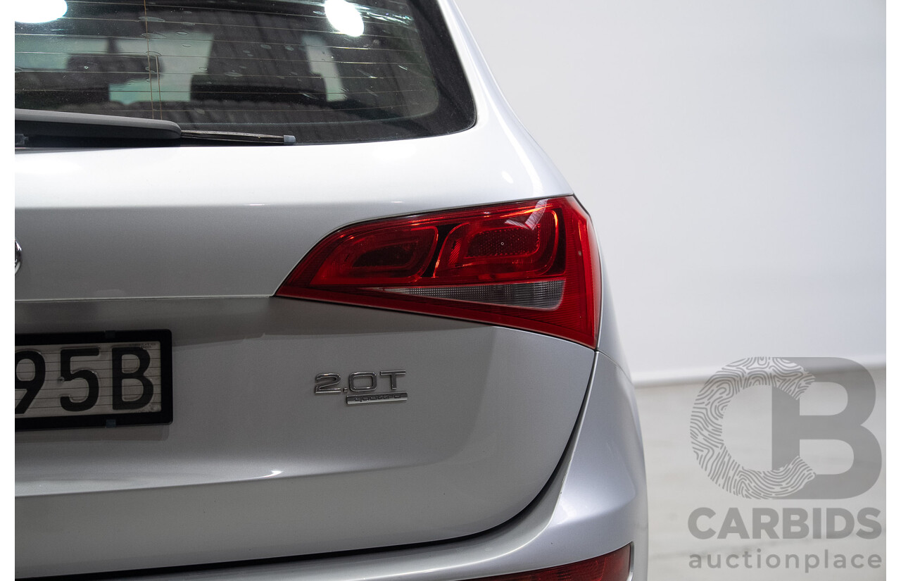 02/2009 Audi Q5 2.0 TDI Quattro (AWD) 8R 4d Wagon Ice Silver Metallic Turbo 2.0L