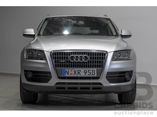 02/2009 Audi Q5 2.0 TDI Quattro (AWD) 8R 4d Wagon Ice Silver Metallic Turbo 2.0L