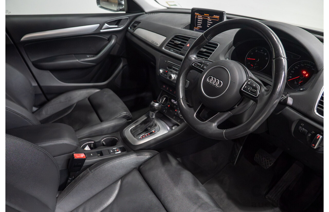 06/2016 Audi Q3 2.0 TFSI Sport Quattro 132kW (AWD) 8U MY16 4d Wagon Monsoon Gray Metallic Turbo 2.0L