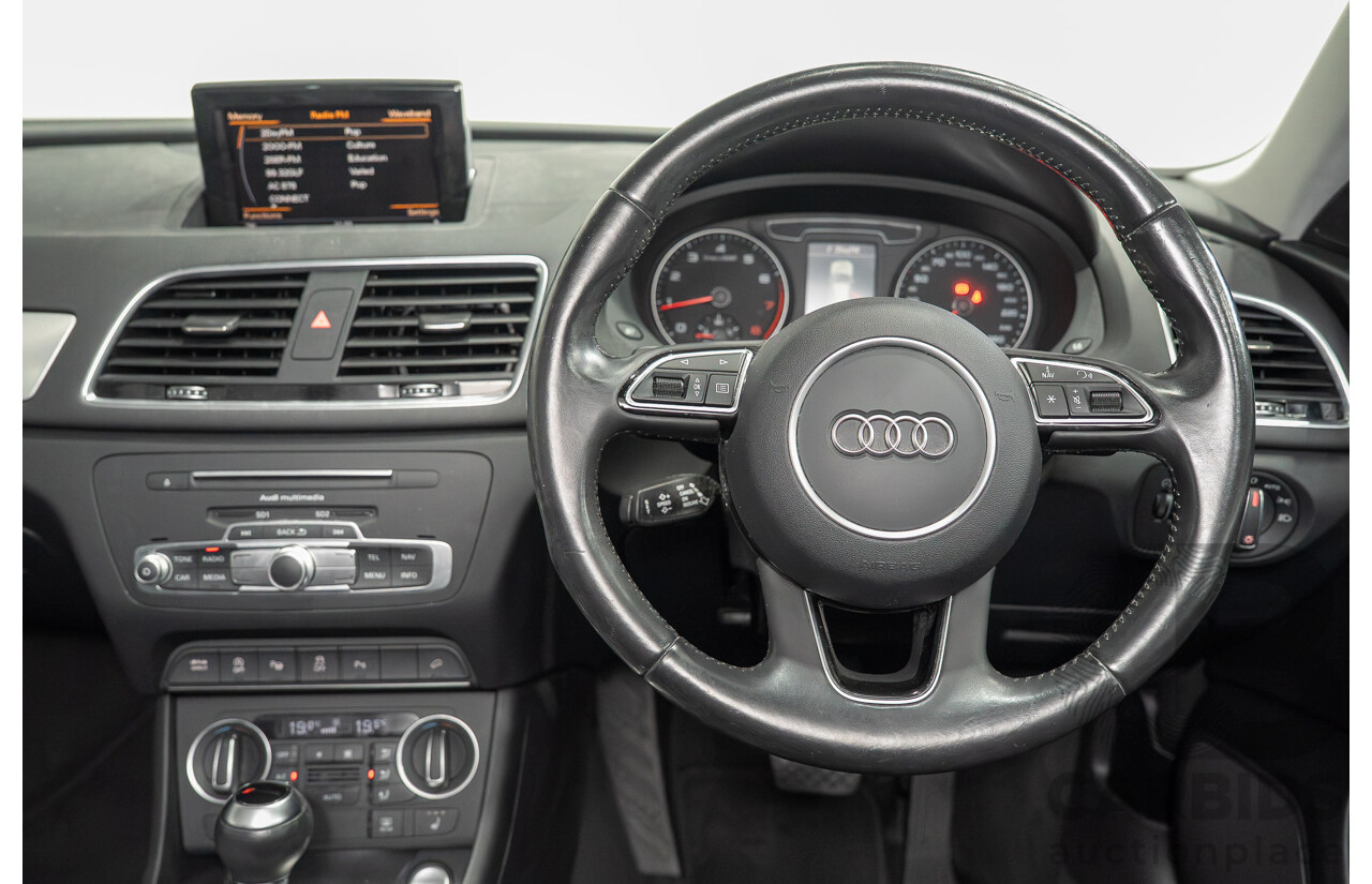 06/2016 Audi Q3 2.0 TFSI Sport Quattro 132kW (AWD) 8U MY16 4d Wagon Monsoon Gray Metallic Turbo 2.0L