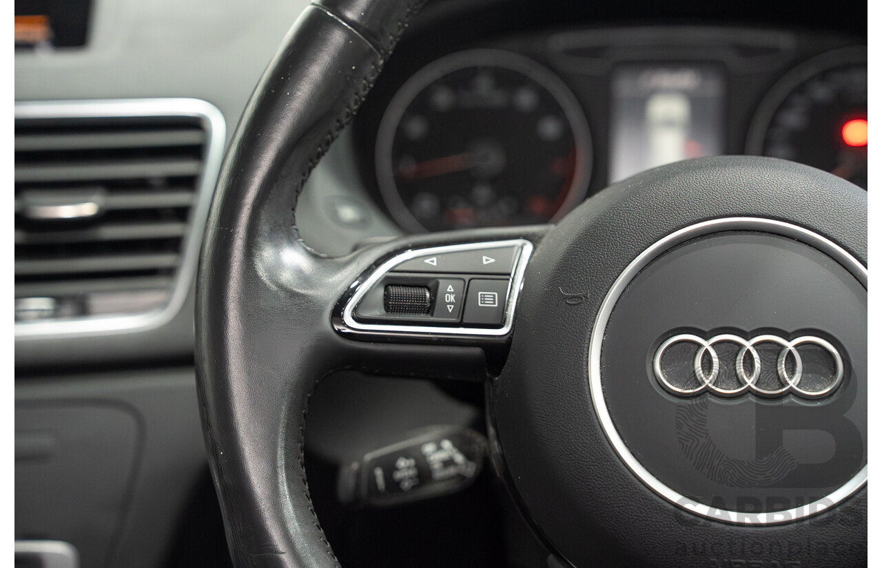 06/2016 Audi Q3 2.0 TFSI Sport Quattro 132kW (AWD) 8U MY16 4d Wagon Monsoon Gray Metallic Turbo 2.0L