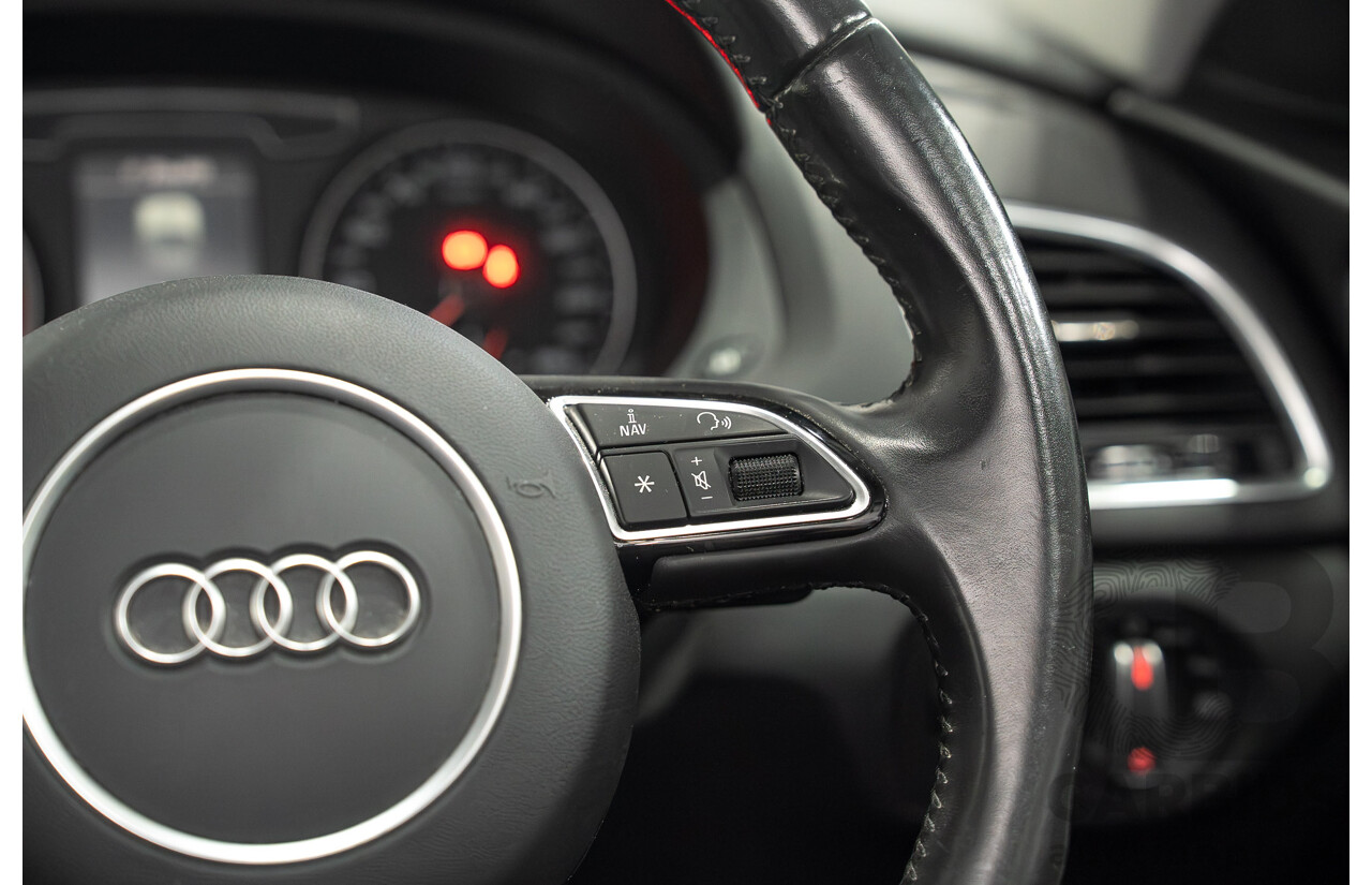 06/2016 Audi Q3 2.0 TFSI Sport Quattro 132kW (AWD) 8U MY16 4d Wagon Monsoon Gray Metallic Turbo 2.0L