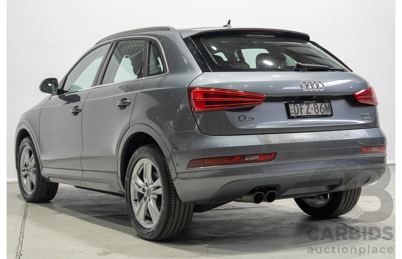 06/2016 Audi Q3 2.0 TFSI Sport Quattro 132kW (AWD) 8U MY16 4d Wagon Monsoon Gray Metallic Turbo 2.0L