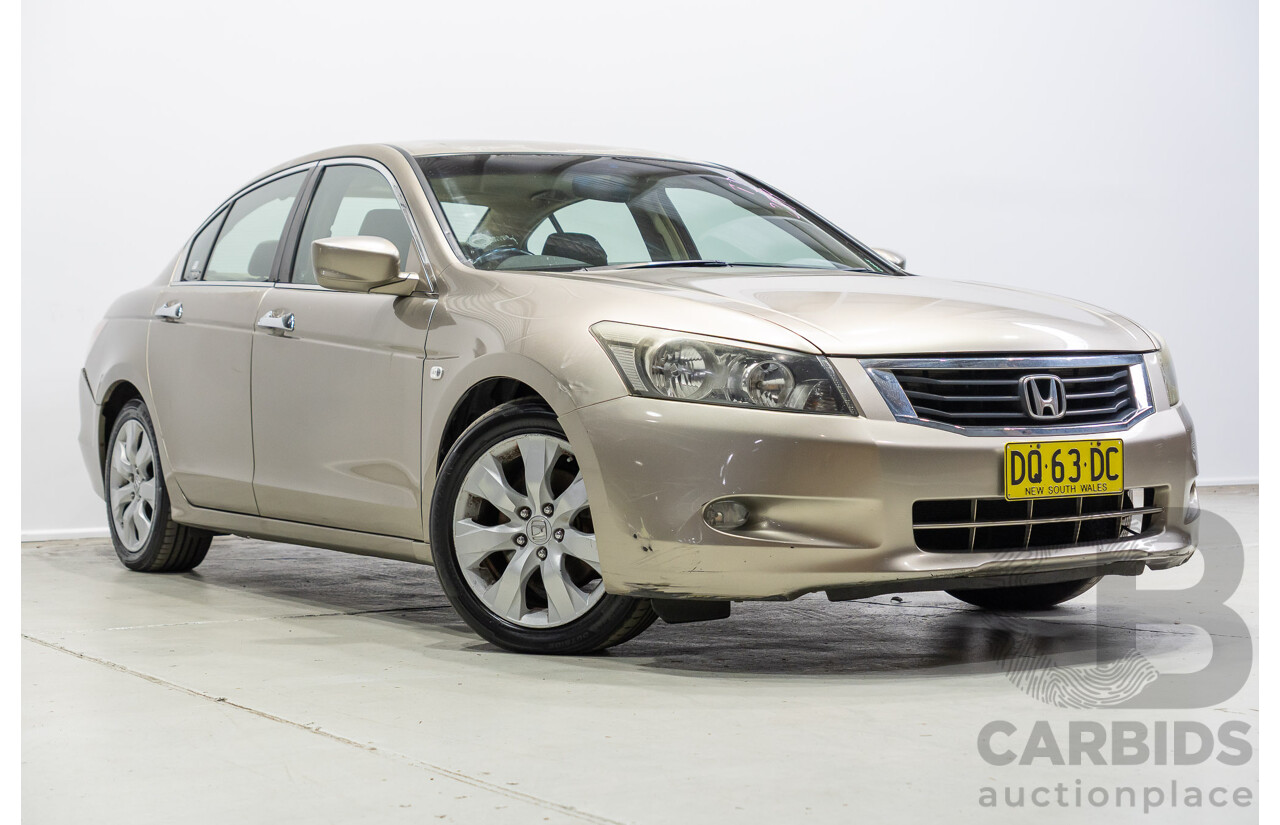 07/2008 Honda Accord VTi-L 4d Sedan Bold Beige Metallic 2.4L