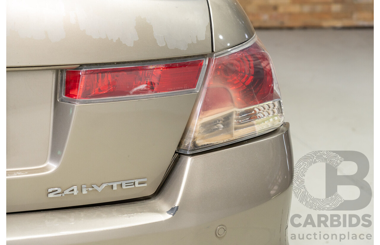 07/2008 Honda Accord VTi-L 4d Sedan Bold Beige Metallic 2.4L