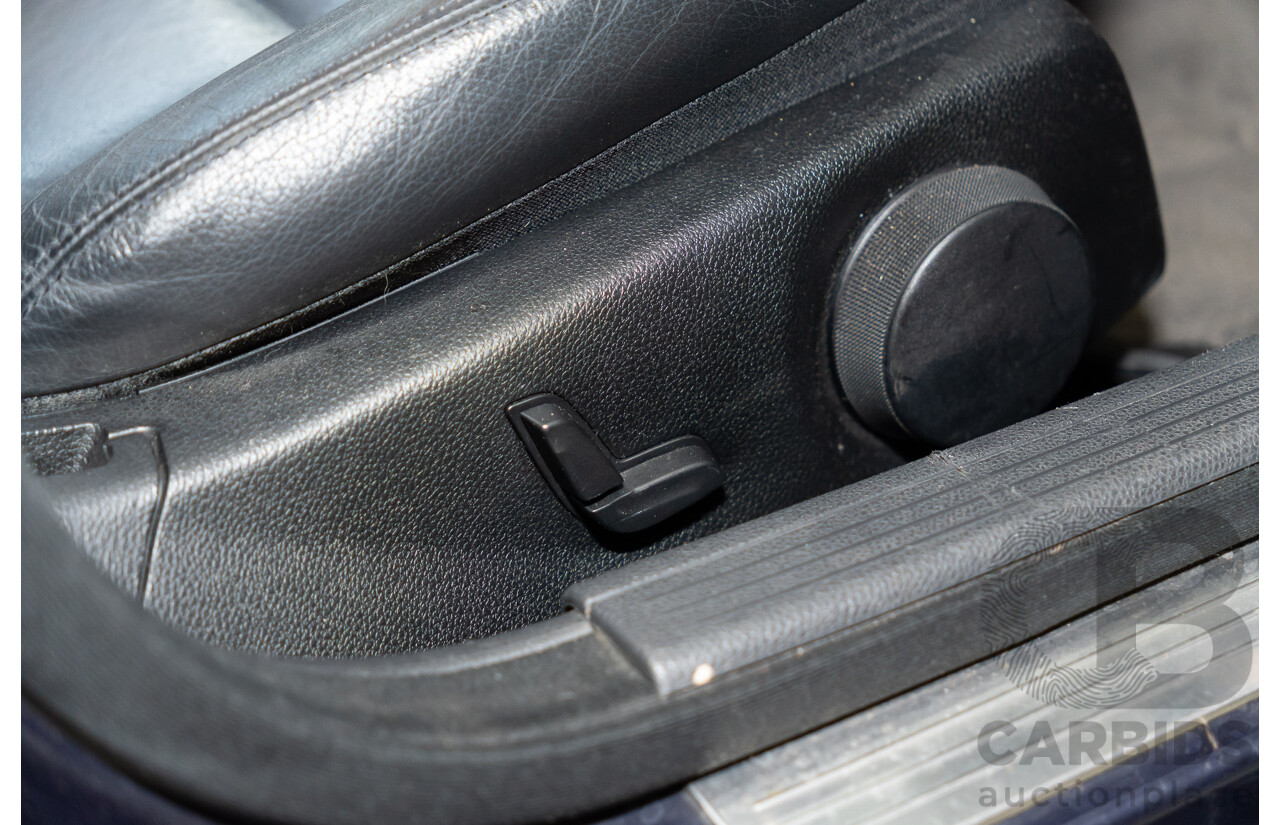 07/2007 Mercedes Benz C200 Kompressor Classic W204 4d Sedan Tanzanite Blue Metallic Supercharged 1.8L