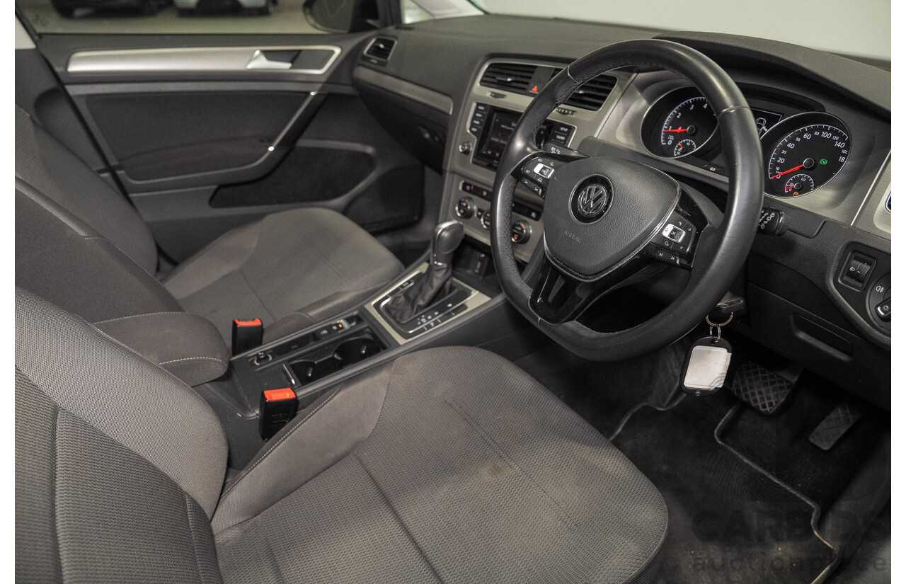 02/2015 Volkswagen Golf 90 TSI AU MY15 5d Hatchback Deep Black Pearl Turbo 1.4L