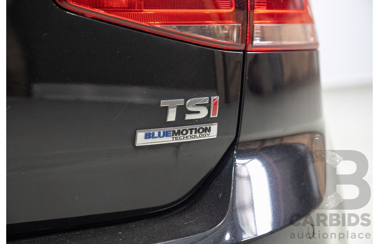 02/2015 Volkswagen Golf 90 TSI AU MY15 5d Hatchback Deep Black Pearl Turbo 1.4L