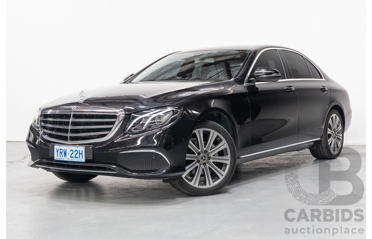 2/2019 Mercedes-Benz E220d 213 MY19 4d Saloon Obsidian Black Metallic Turbo 2.0L