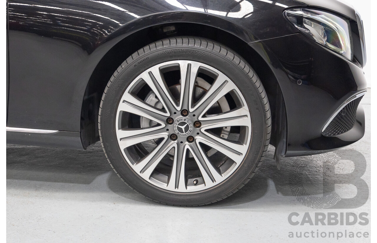 2/2019 Mercedes-Benz E220d 213 MY19 4d Saloon Obsidian Black Metallic Turbo 2.0L