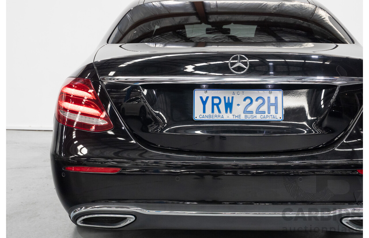 2/2019 Mercedes-Benz E220d 213 MY19 4d Saloon Obsidian Black Metallic Turbo 2.0L